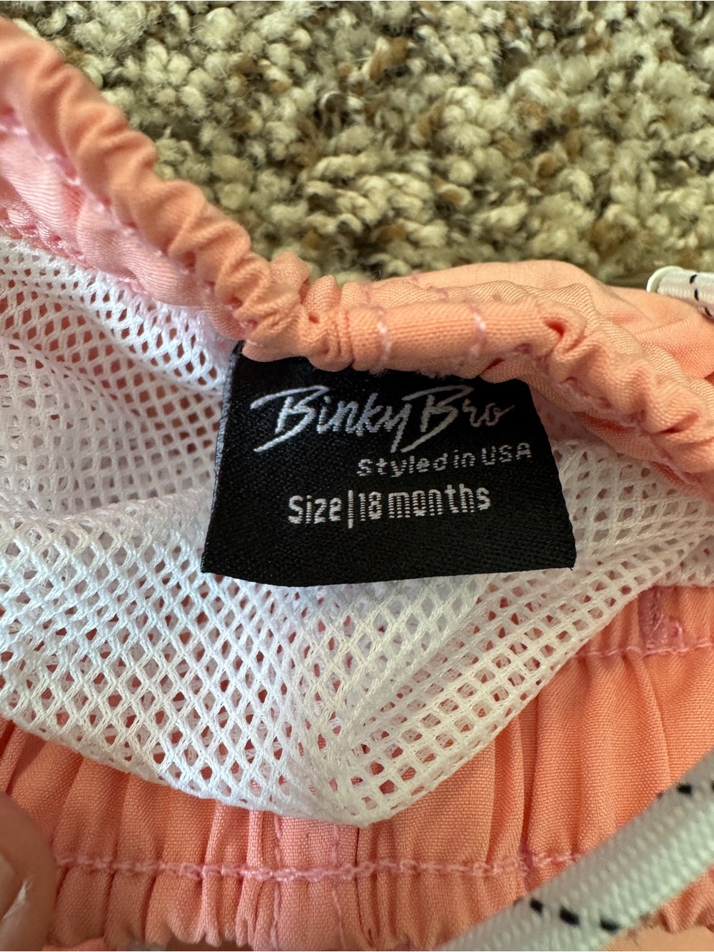 Binky Bro Kids Swim Trunks with Drawstring size 18 months - Picture 2 of 3